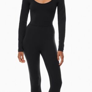 Aritzia Black Long Sleeve Jumpsuit